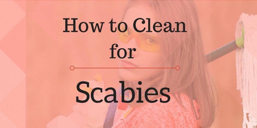 how to clean for scabies